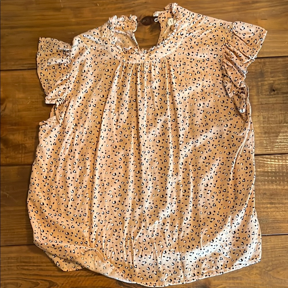 THML Ruffled Sleeve Blouse